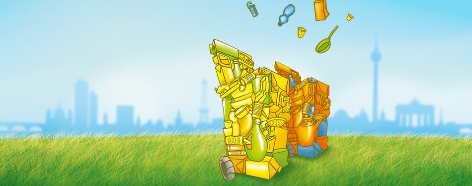 Recycling - illustrierte Animation Nr 1