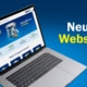 Screenshot mit Schriftzug: Neue Website