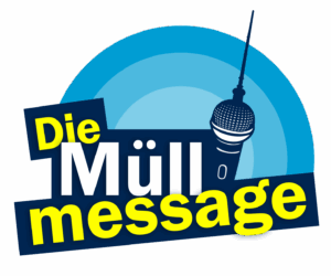 Grafik "Die Müllmessage" für den Poetry Slam
