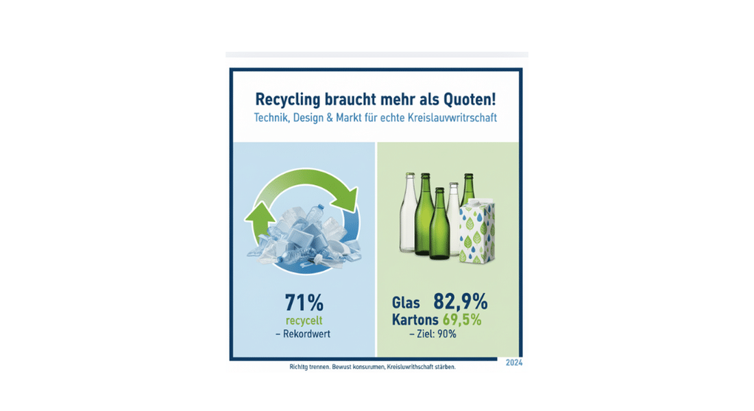 Recyclingquote bei Plastik
