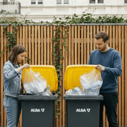 Tag der M&uuml;lltrennung. Richtig entsorgte Wertstoffe in der Wertstofftonne